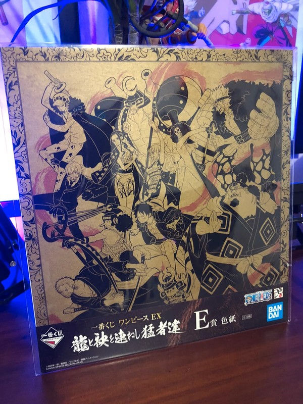 BANDAI - One piece - Ichiban kuji Ex Dragon and Heroes in a row Shikishi (E)