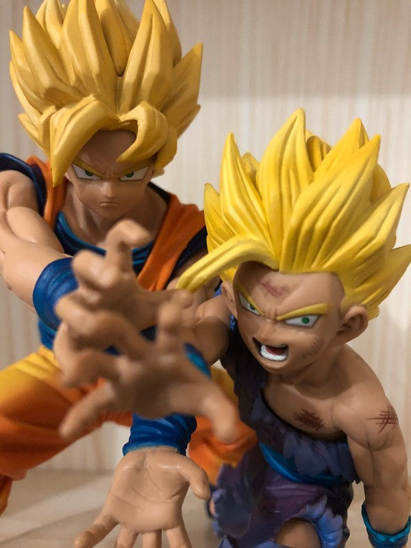 BANPRESTO - Dragon Ball - Dramatic showcase vol. 1 Cell game Goku & Gohan