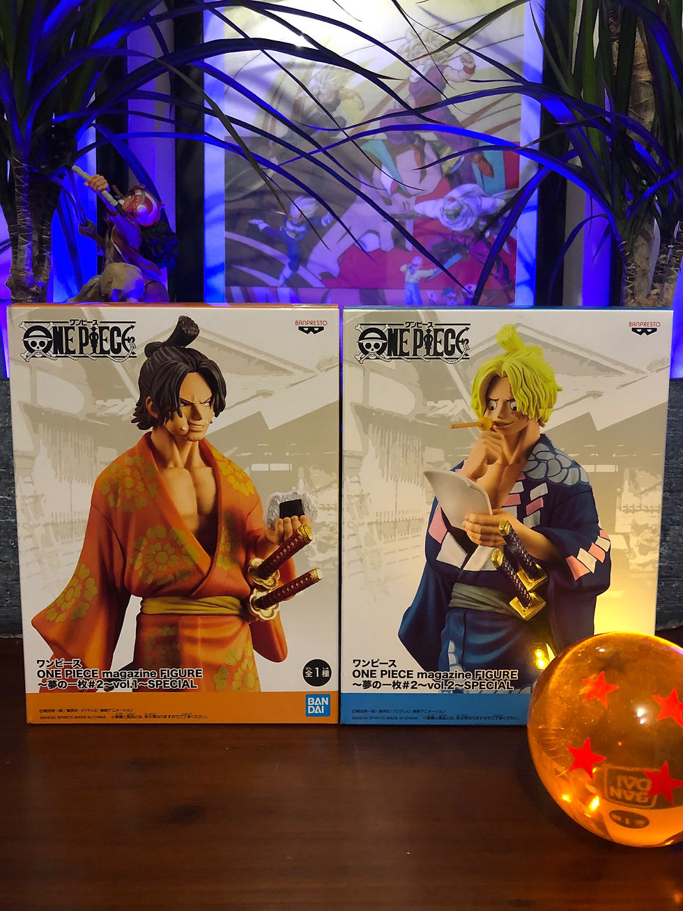 One Piece - Magazine Yume no Ichimai #2 Ace & Sabo SP Colors