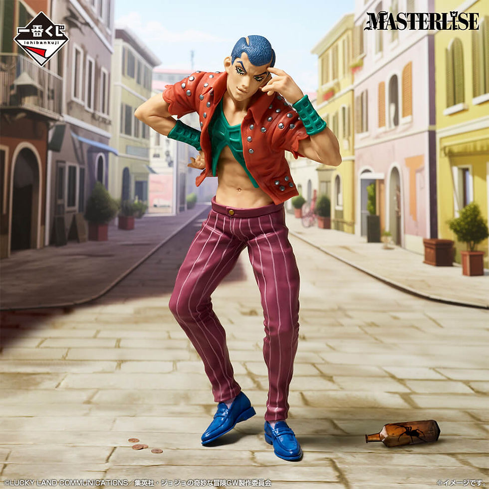 Miniature : Jojo's Bizarre Adv. - Ichiban kuji Golden Wind Hitman Team Formaggio (prize F)