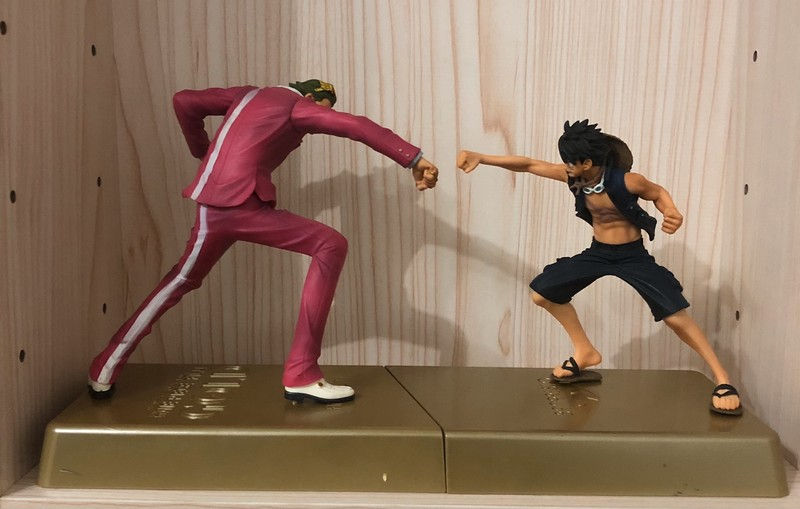 BANPRESTO - One Piece - Manhood 2 Dxf Film Gold Luffy & Tresoro