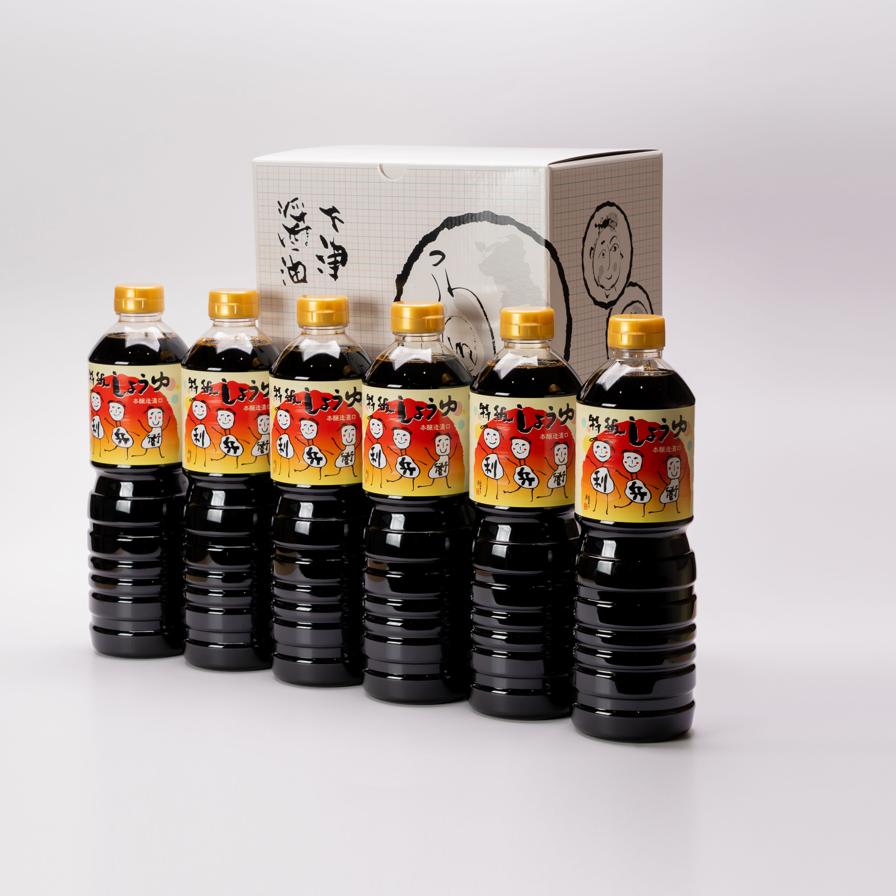 特級しょうゆ6本箱入り