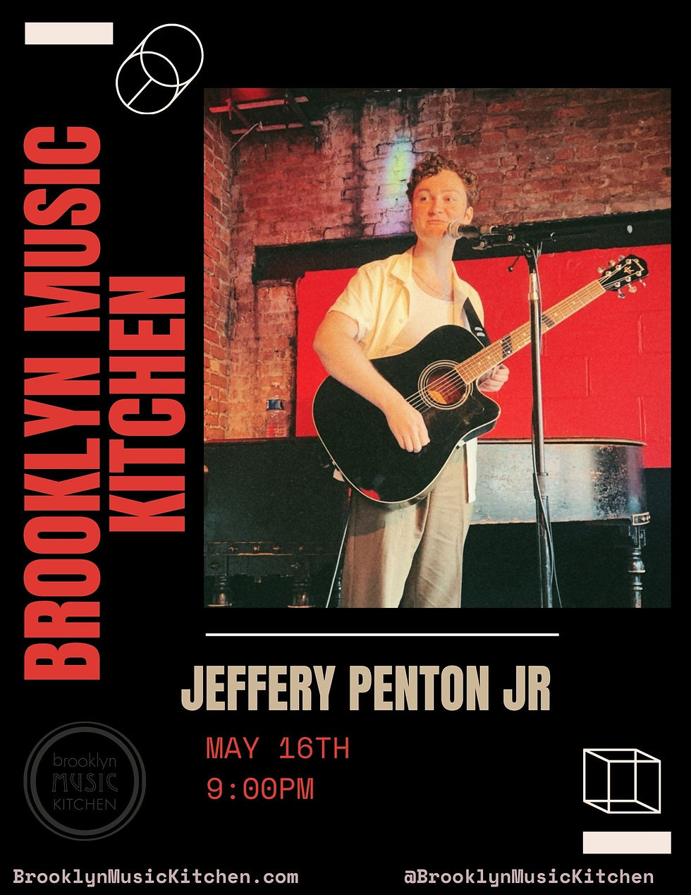 Brooklyn Music Kitchen- Solo Acoustic Set 5/16/2024