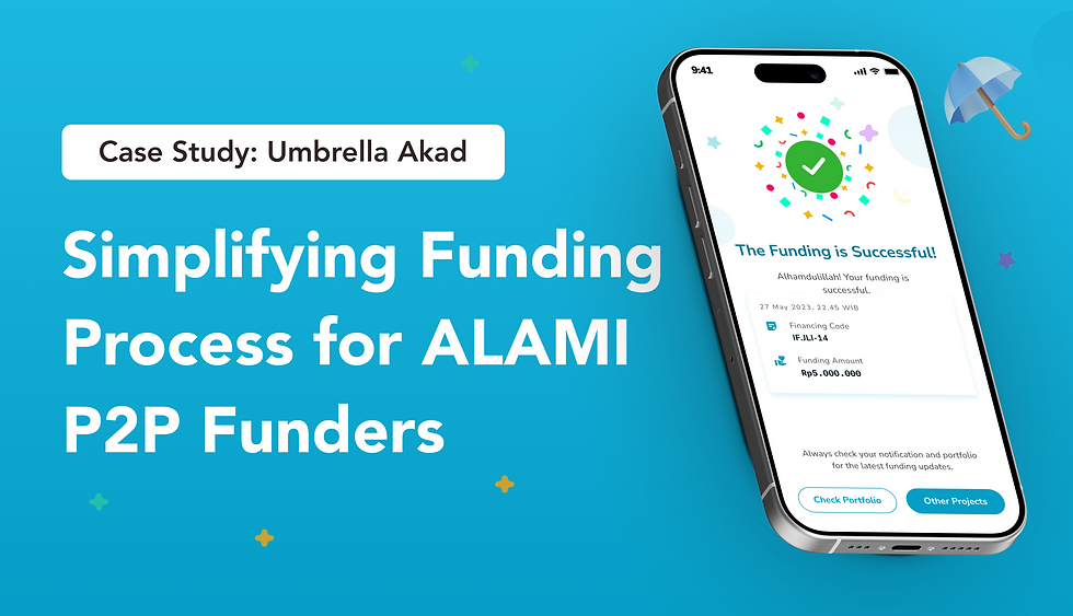 Case Study: Umbrella Akad, Simplifying Funding Process for ALAMI P2P Funders