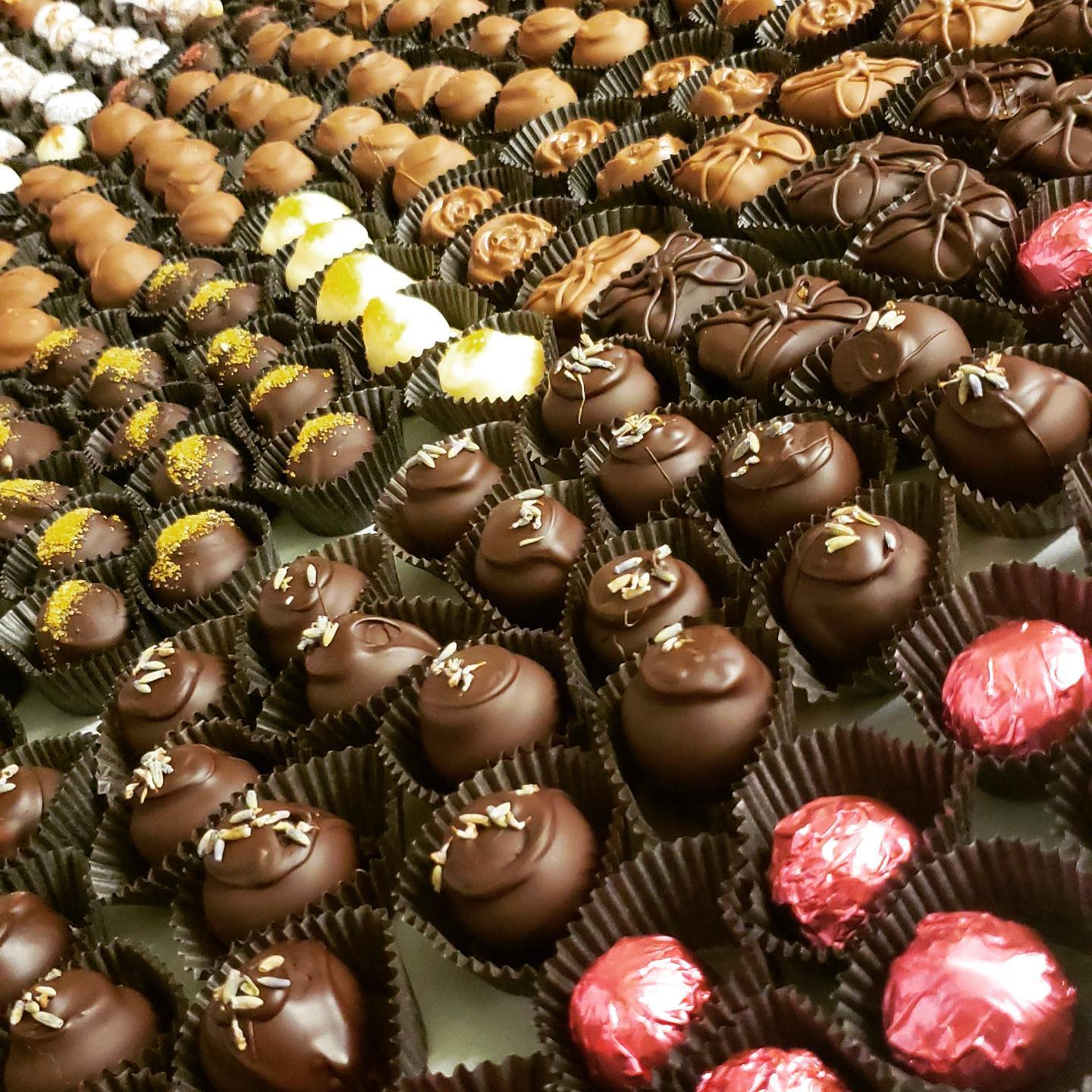 chocolate chocolatier truffles milford connecticut new haven caramel candy