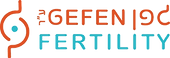 Gefen Fertility logo in English and Hebrew