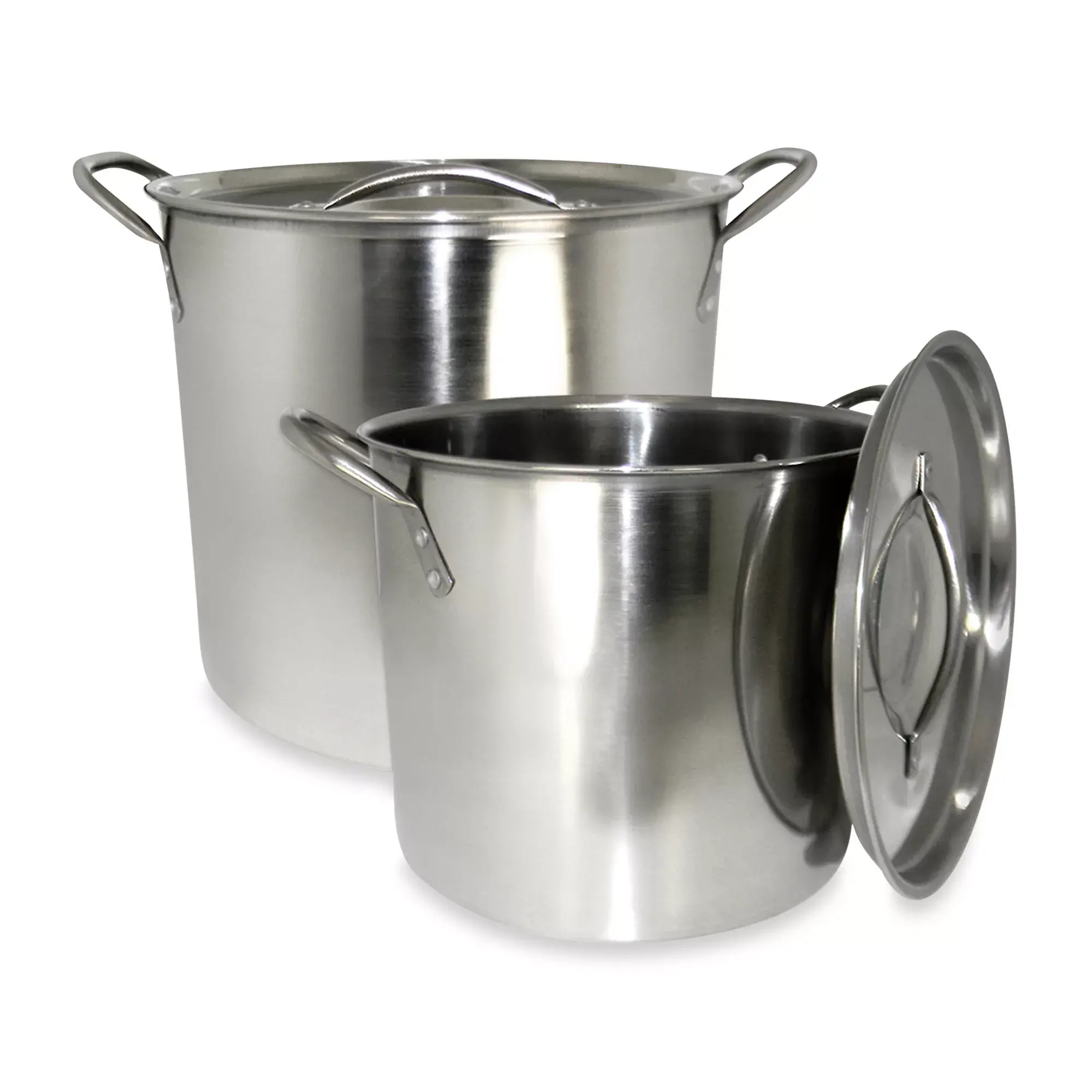 Cook Pro® 2-Piece Stock Pot Set in Stainless Steel