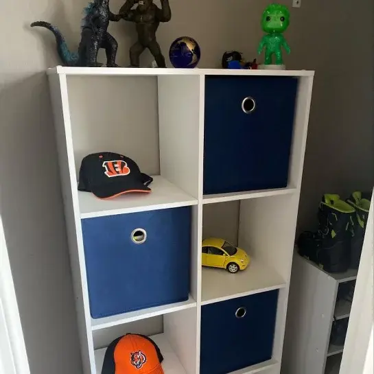 Thumbnail: x2 - 11" 8 Cube Organizer Shelf - Espresso Color