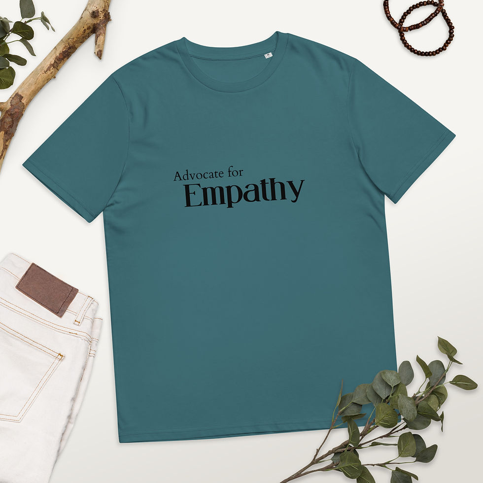 Thumbnail: Advocate for Empathy - Unisex organic cotton t-shirt
