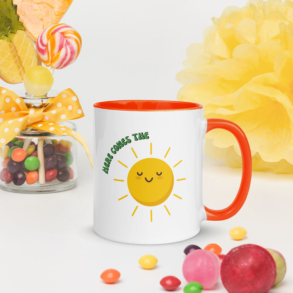 Thumbnail: Here Comes the Sun - Mug with Color Inside