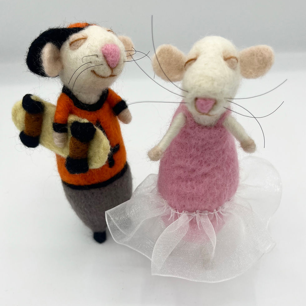 Thumbnail: Bertie and Betty Needle Felting kit