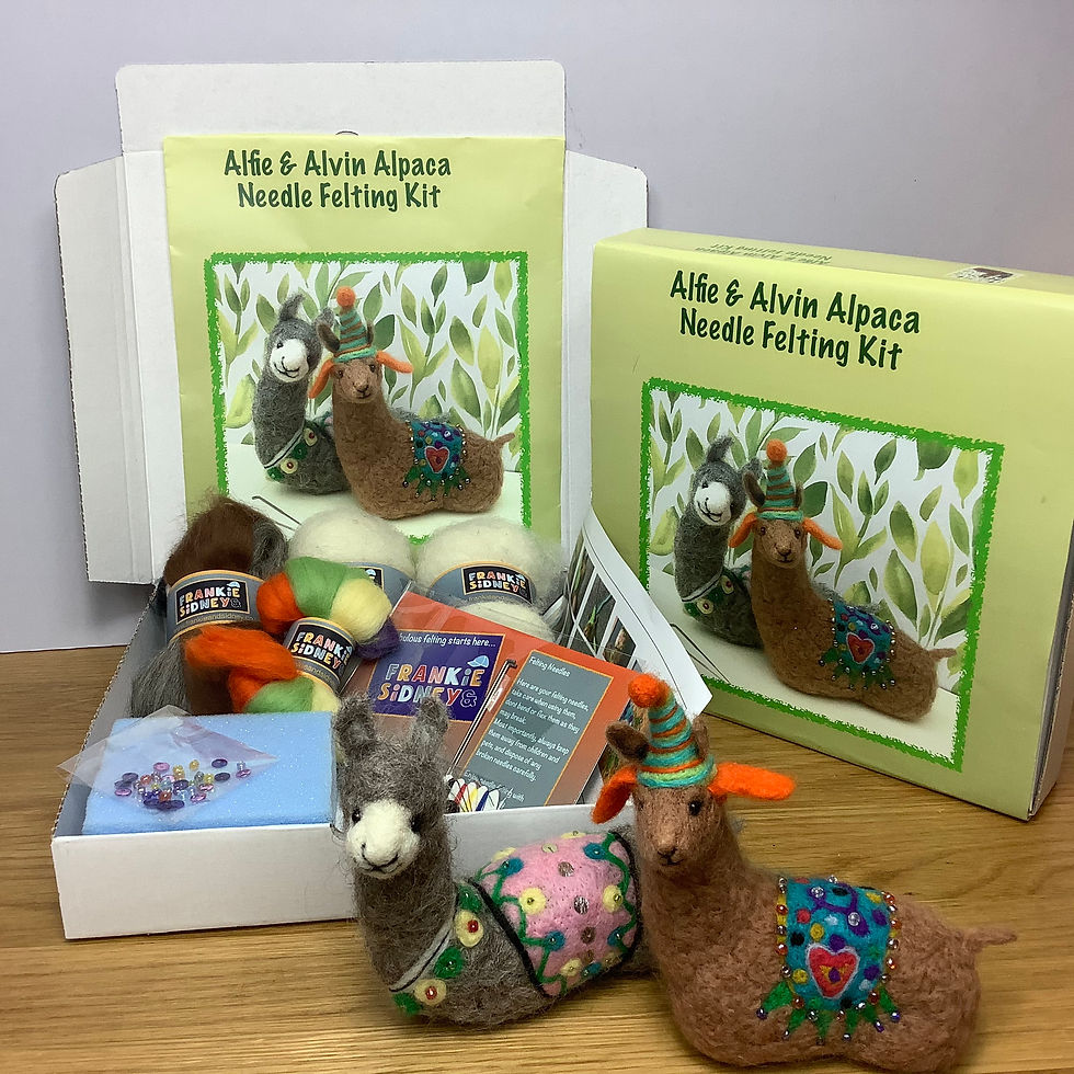 Thumbnail: Alfie and Alvin Alpaca Needle Felting Kit