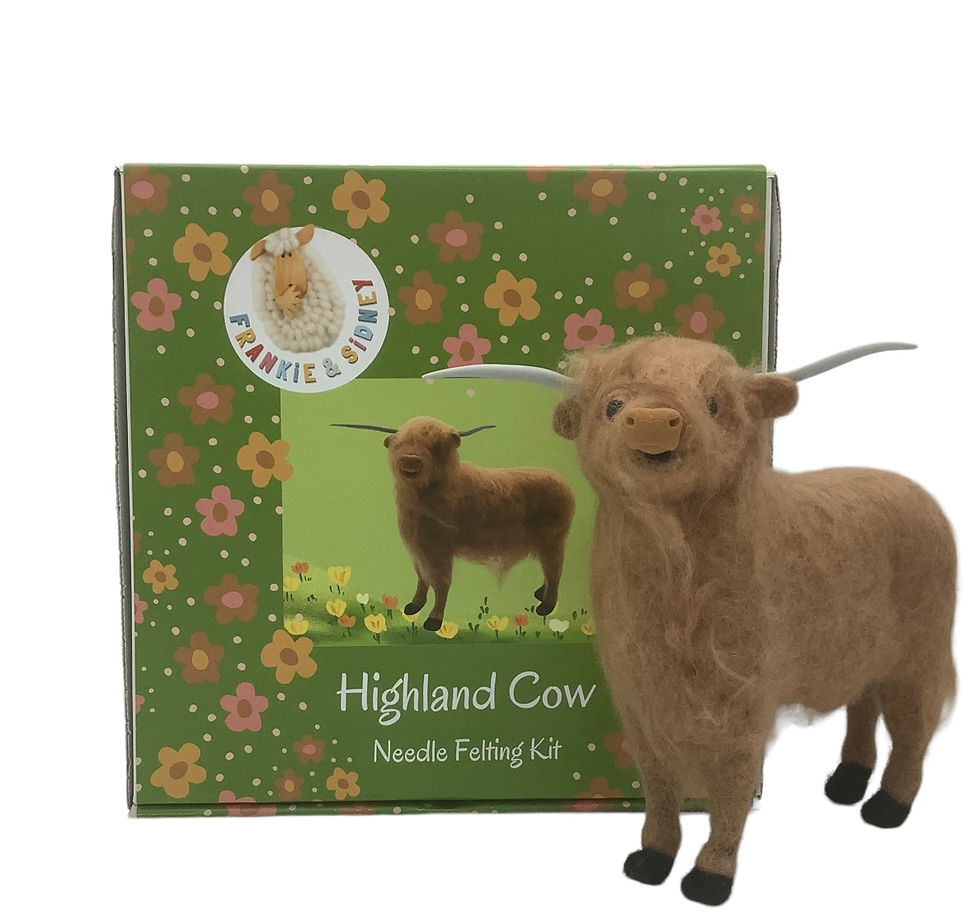 Highland Cow Needle felting Kit