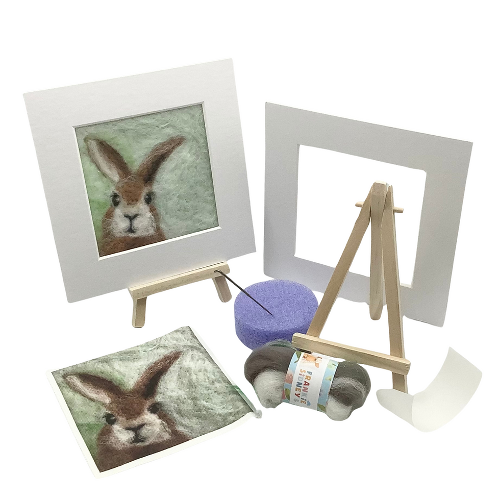 Thumbnail: Bunny Felted Picture Mini Kit