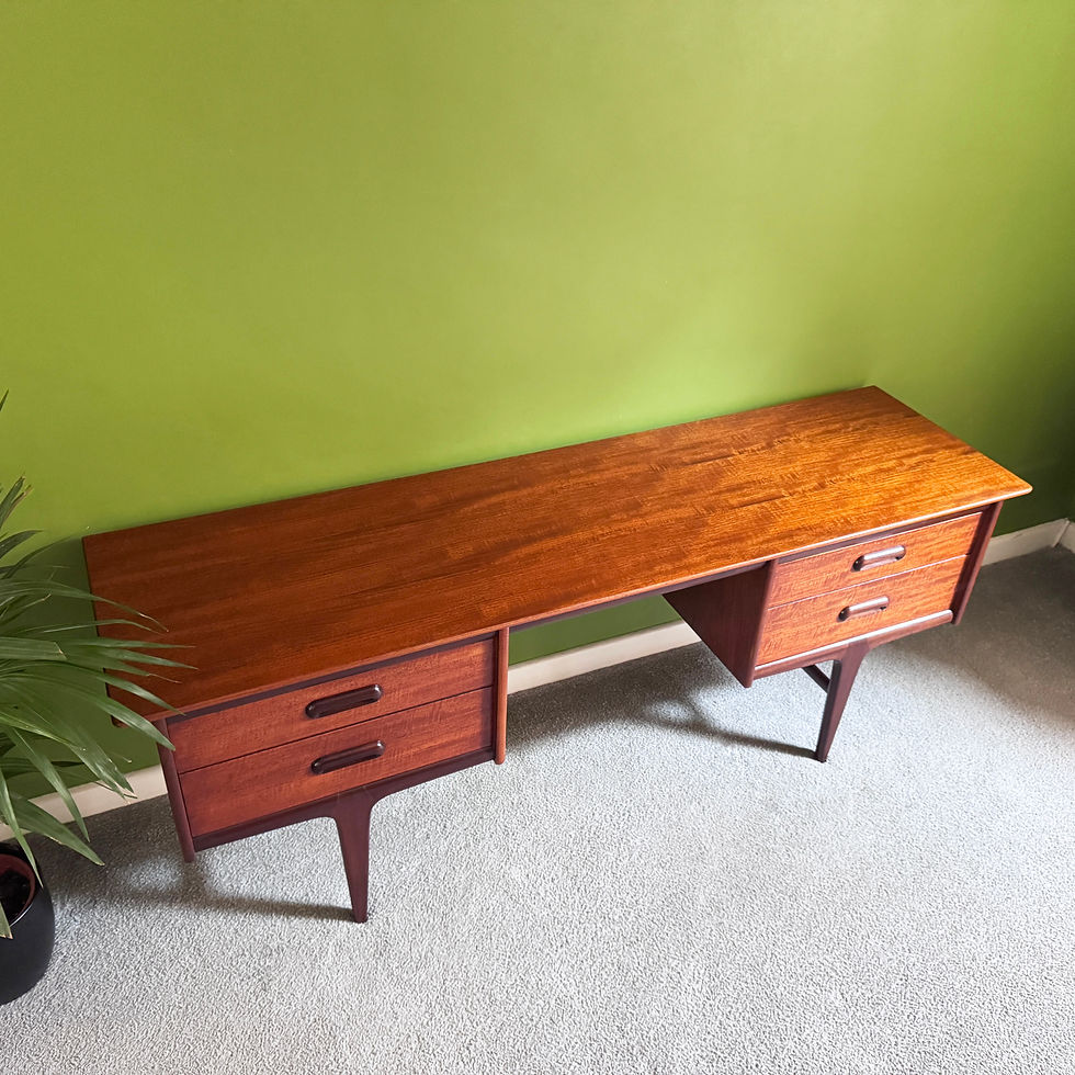 Thumbnail: Codan Dressing Table / Desk in Teak by A Younger, 1960s Mid Century Vintage