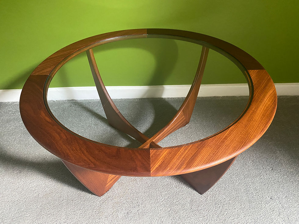 Thumbnail: G Plan Astro 60s Iconic Vintage Coffee Table in Teak and Glass