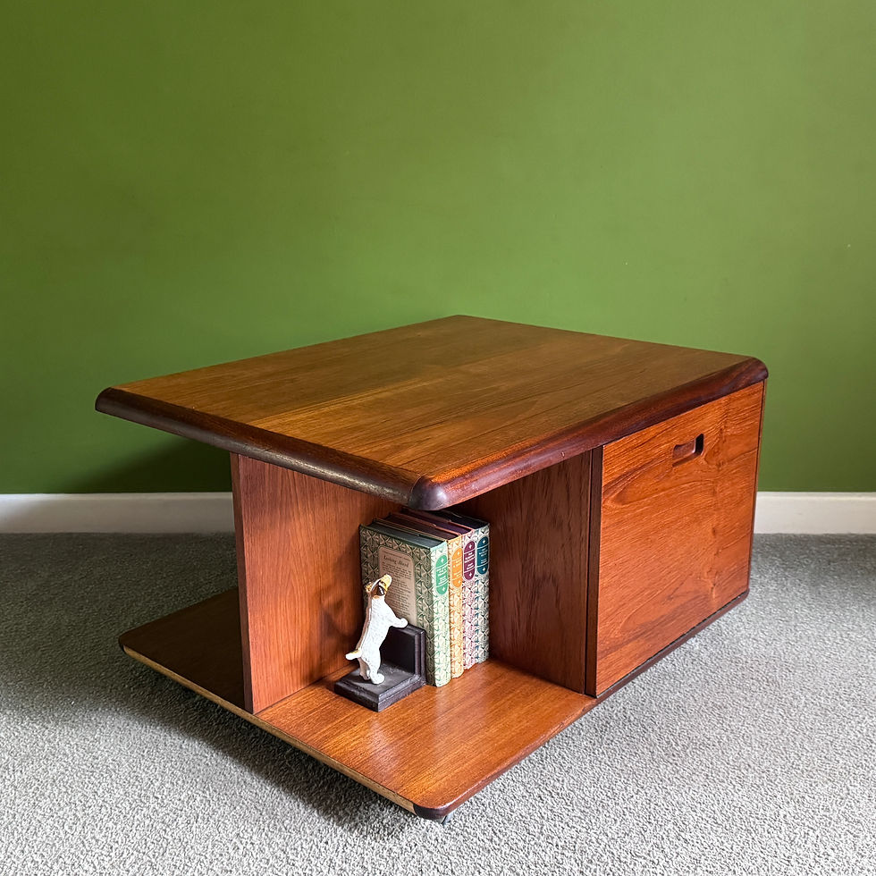 Thumbnail: Meredew Vintage Teak Storage Coffee Table Mid Century 1960s