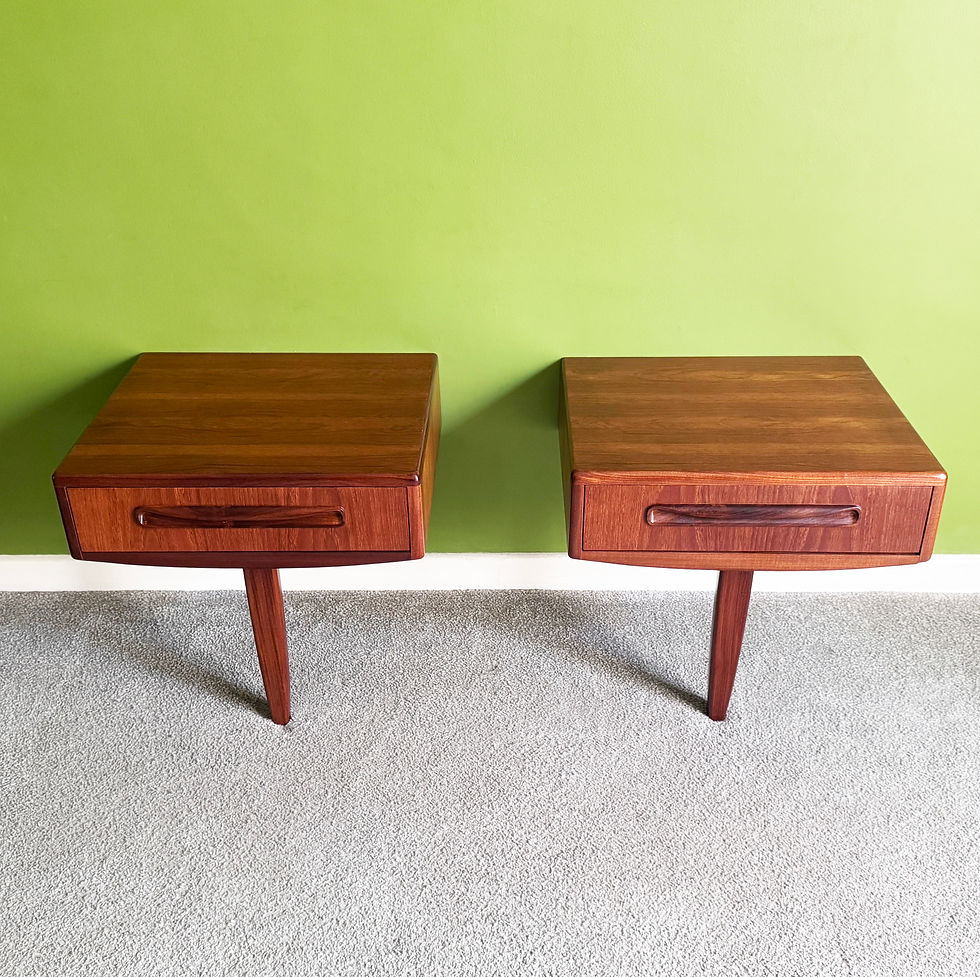 Thumbnail: G Plan Fresco Pair of Teak Floating Bedside Tables, 1960s/70s  Mid Century
