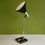 Thumbnail: Mid Century German SIS Desk / Table Lamp, 1960s Vintage, Teak, Chrome and Black
