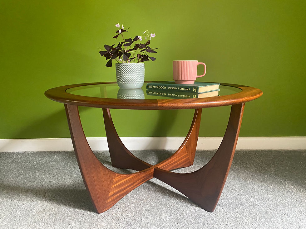 Thumbnail: G Plan Astro 60s Iconic Vintage Coffee Table in Teak and Glass