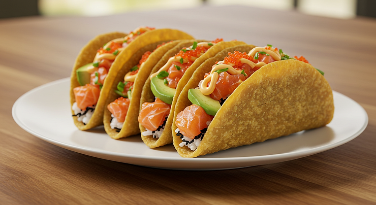 sushi tacos