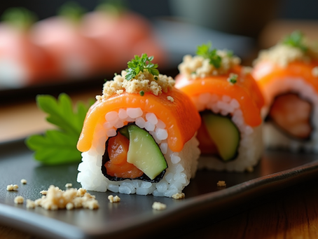 Zesty Spicy Salmon Hand Rolls: A Burst of Flavor in Every Bite