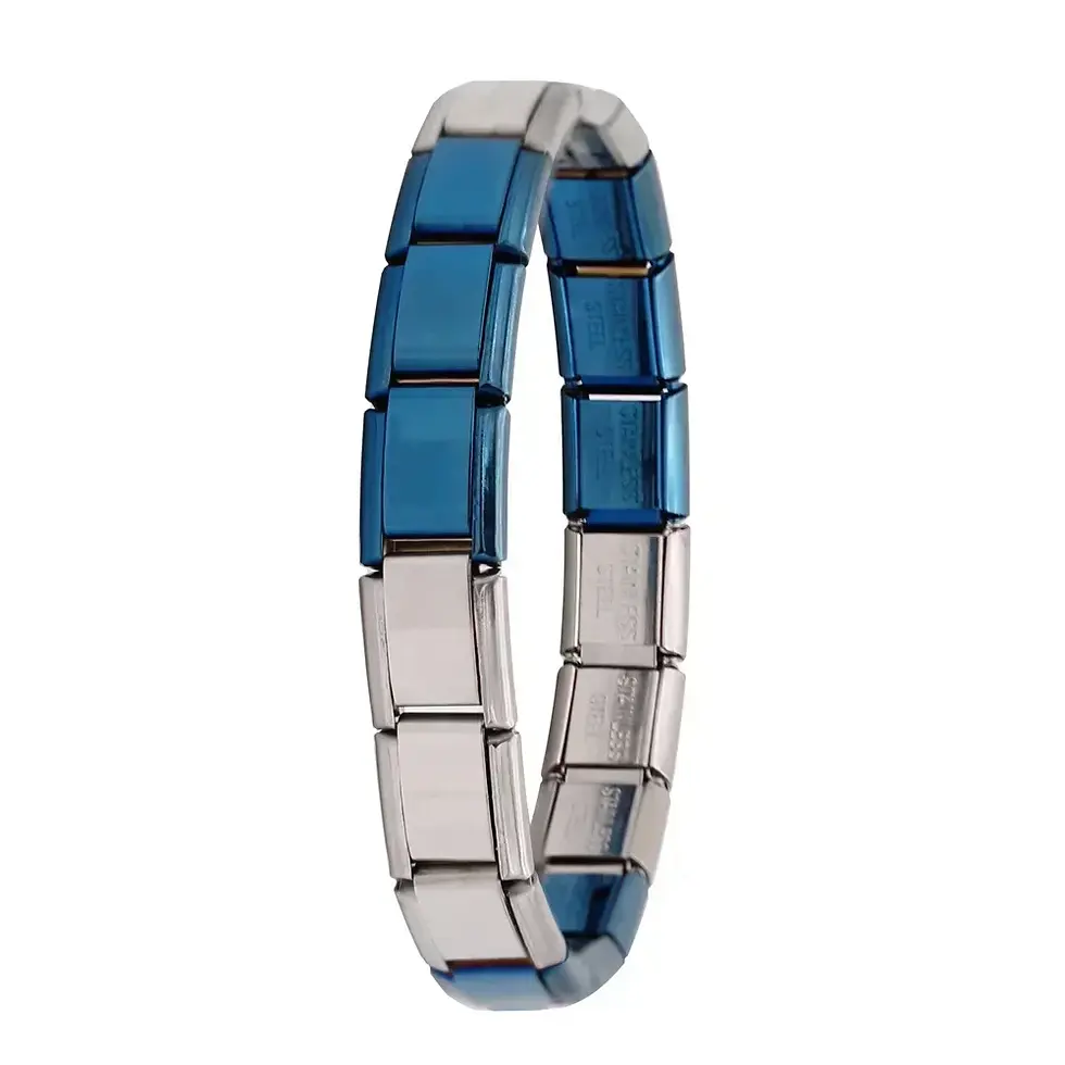 Thumbnail: Hapiship New Women's Jewelry 9mm Width Itanlian Elastic Charm Bracelet Fashion S
