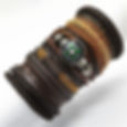 Thumbnail: 10 Pcs/set Black Wrap Woven New Fashion Handmade Men Bracelets Male Women Leathe