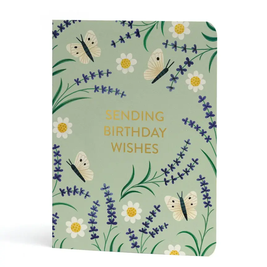 Birthday Wishes Seed Stick Card