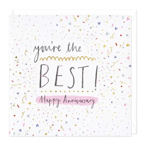 You're The Best Anniversary Card