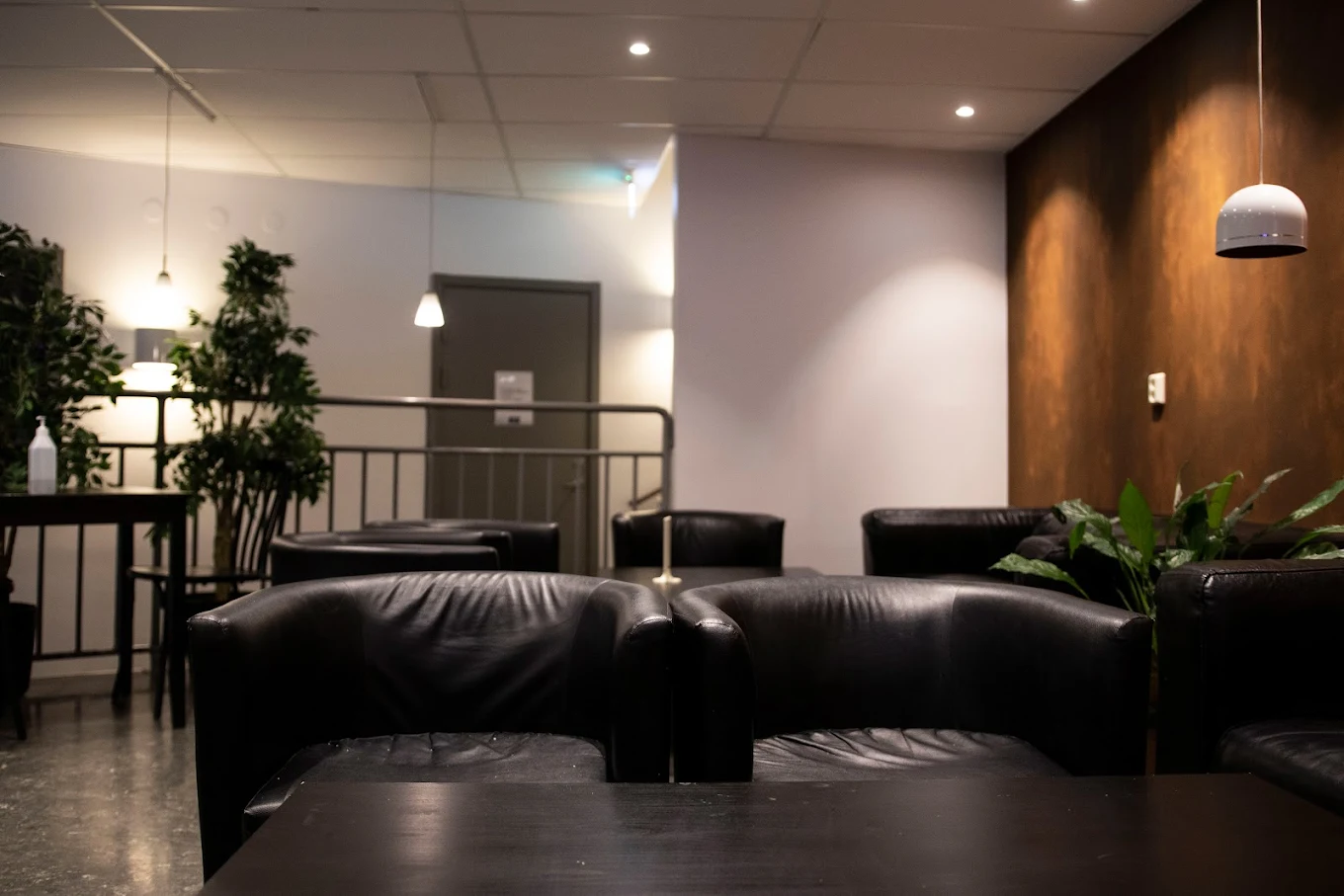 The waiting area