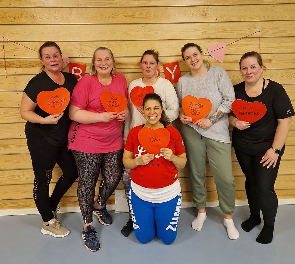 Celebrating Valentines Day with Zumba Gold