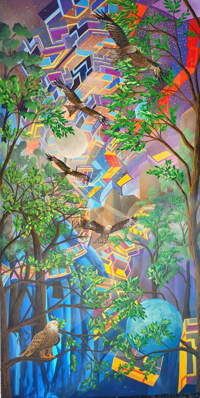 Miniaturbild: the mysterious encounter of different dimensions
