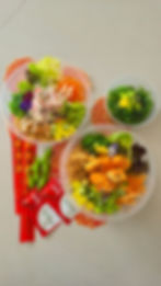 Arranged Food and Objects