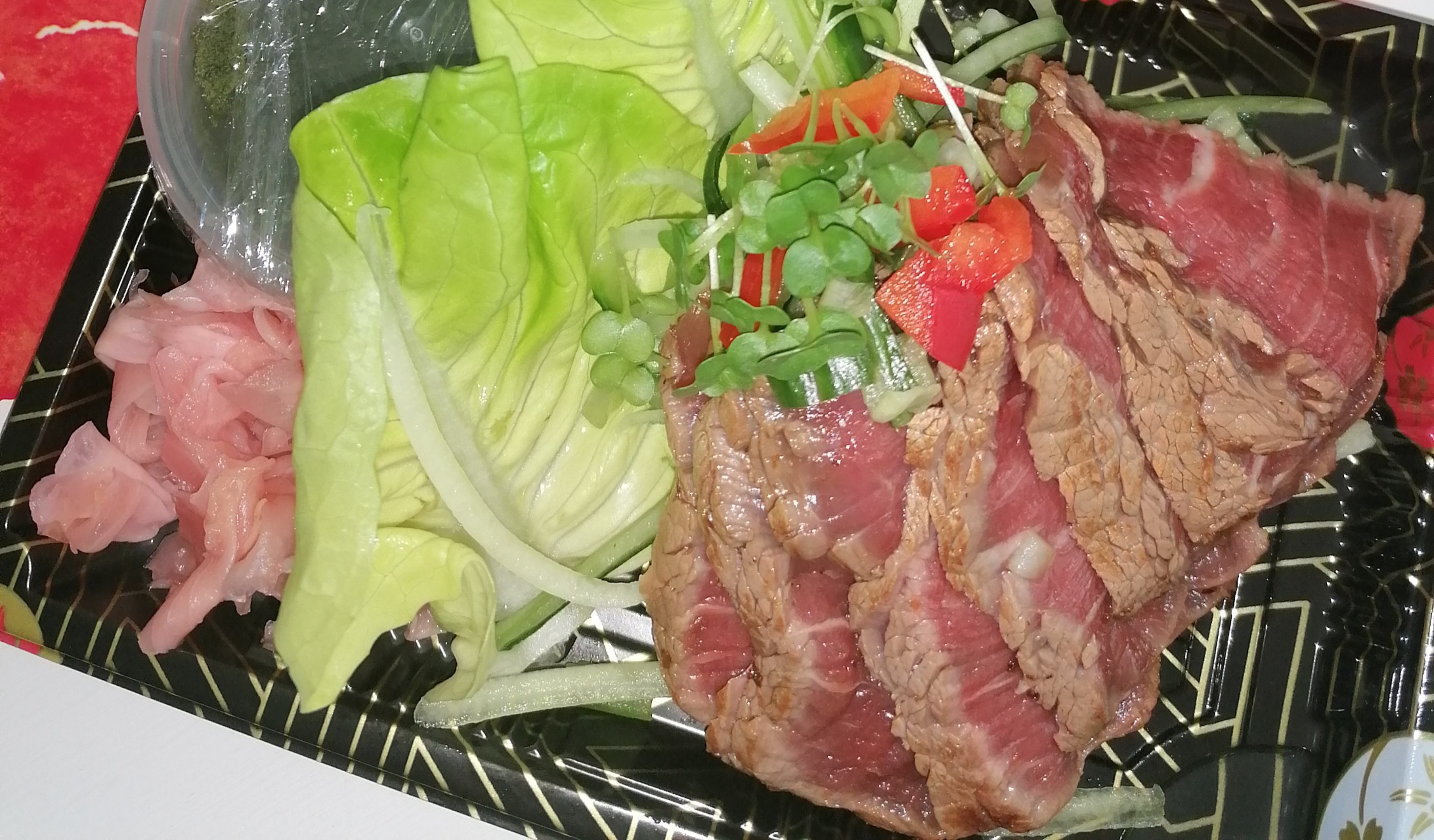 Arranged Food and Objects