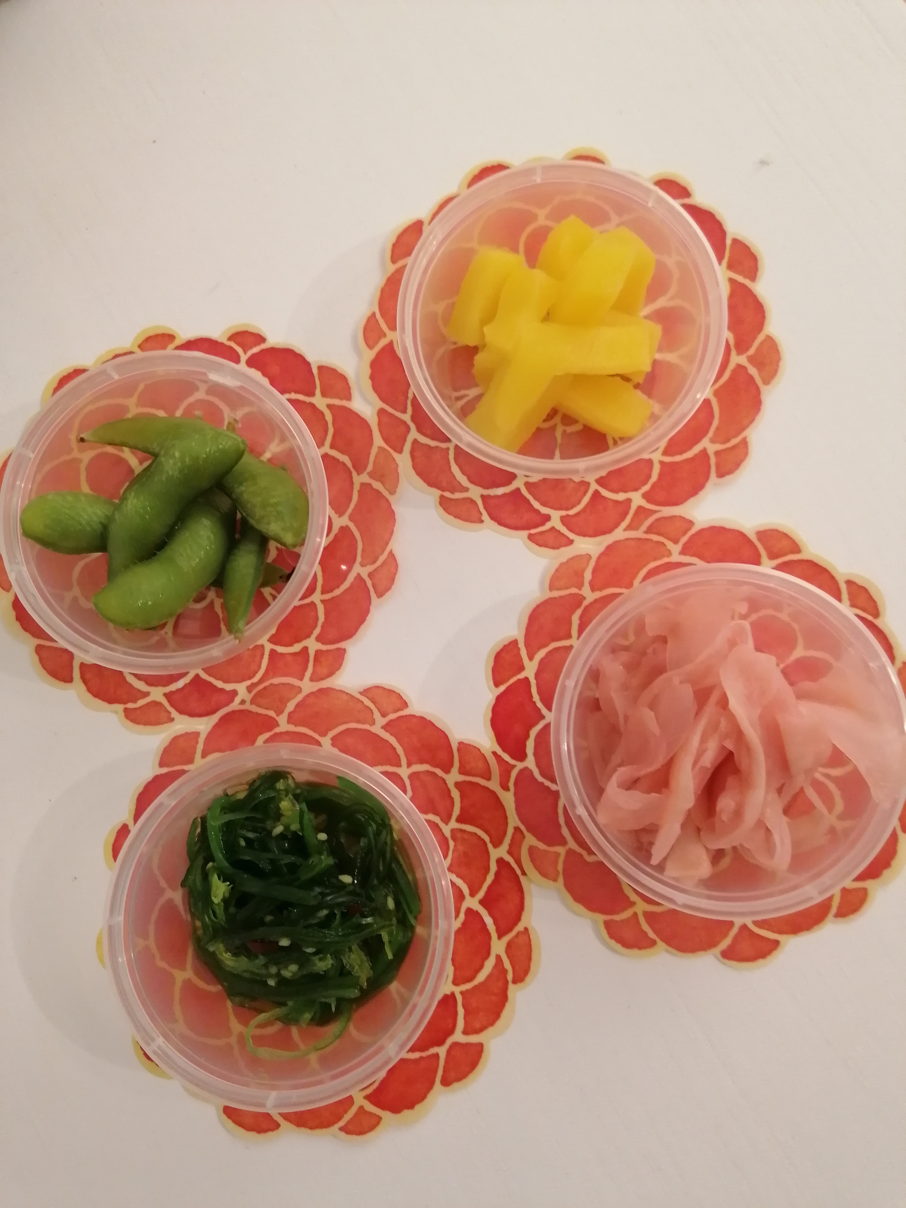 Arranged Food and Objects