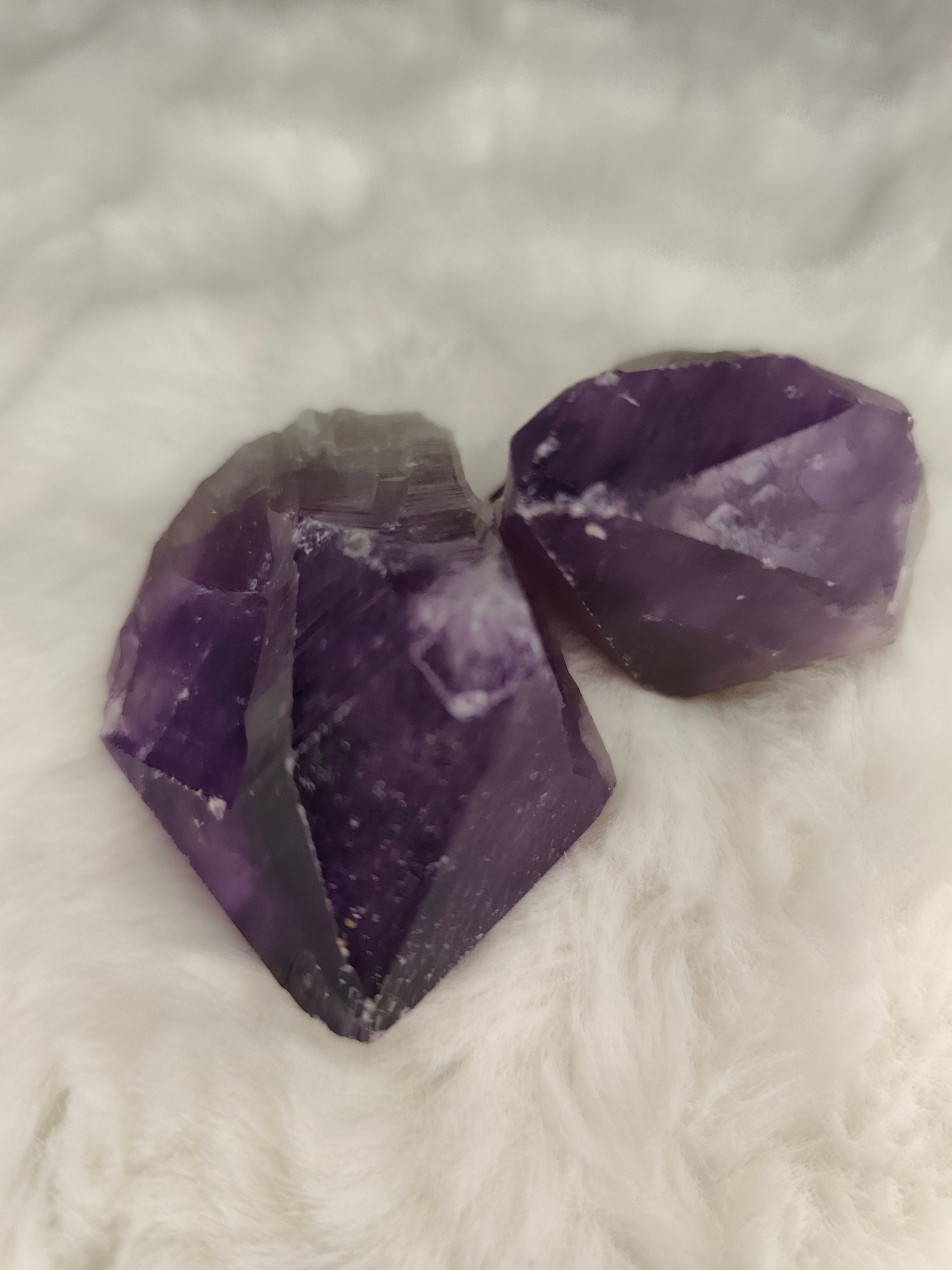 Punta Di Ametista Grezza Non Lucidata