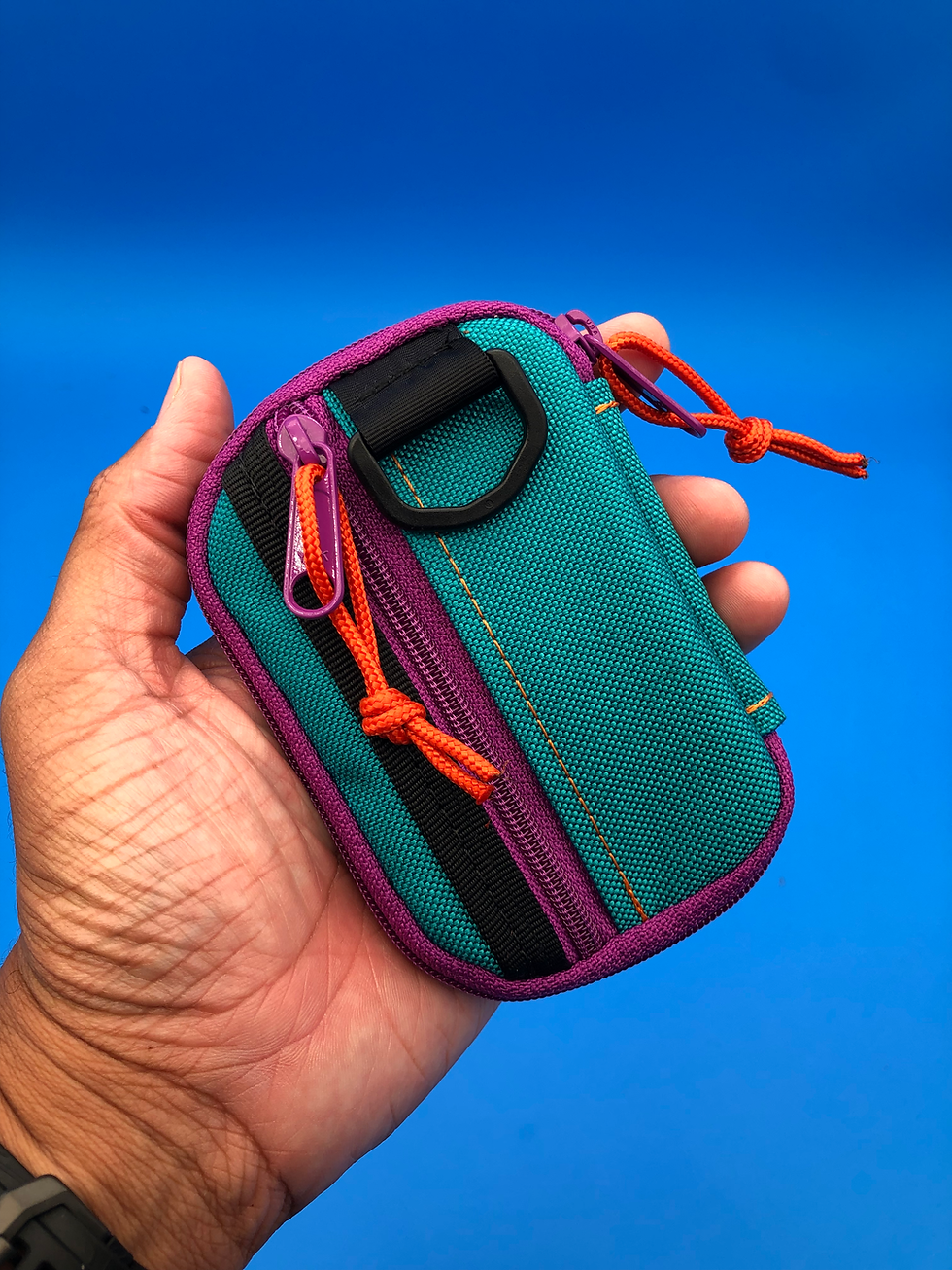 Thumbnail: Wallet Pouch -  Neon Teal 