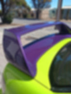 Purple spoiler respray