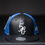Thumbnail: Black Leather/ Blue mesh SnapBack (Pennies))