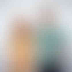 Hayley Pearson and Max Burford smiling during the announcement of Mix Adelaide’s new breakfast show, launching January 2025.