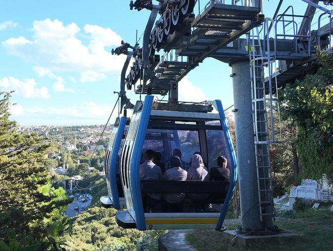 Istanbul cable car ride Pierre Loti hill Golden Horn panoramic tour experience
