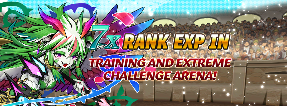 7x Rank EXP in Training and Extreme Challenge Arena!