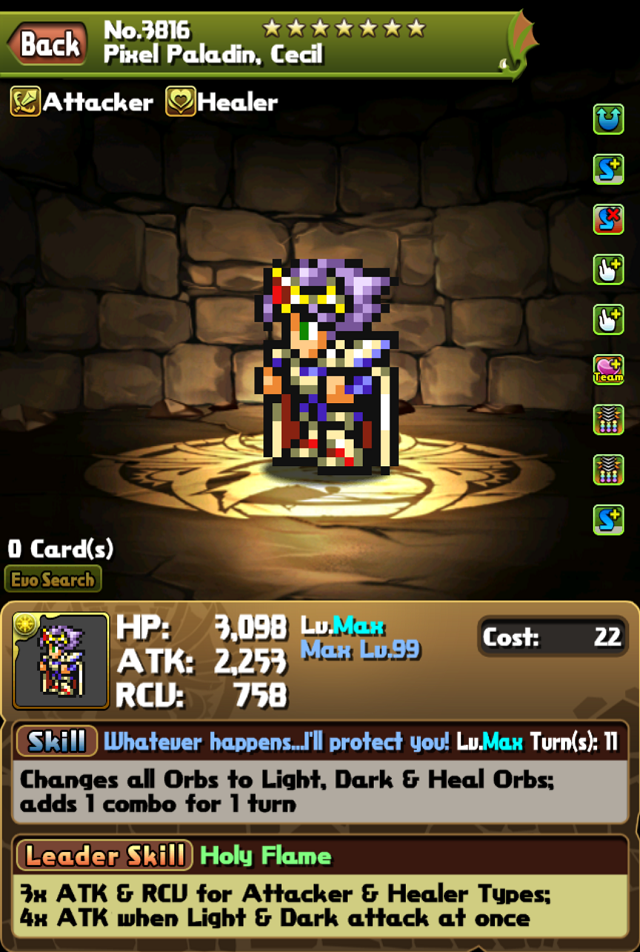 3816 - Pixel Paladin, Cecil