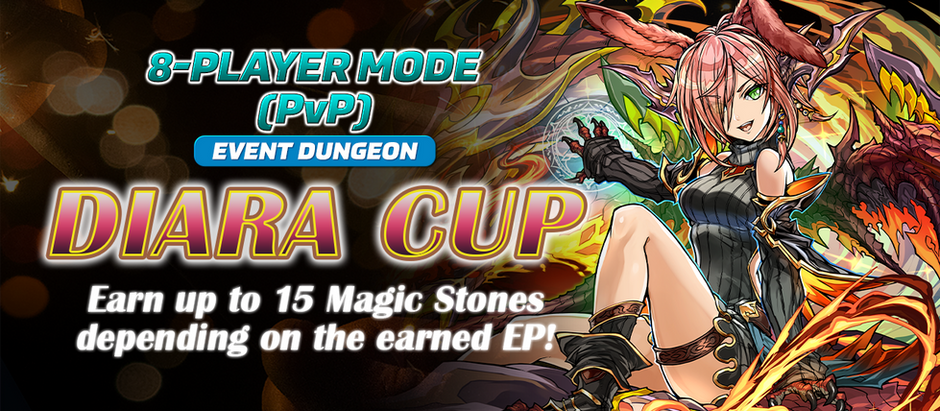 8-Player Mode (PvP) Event Dungeon Diara Cup Arrives!