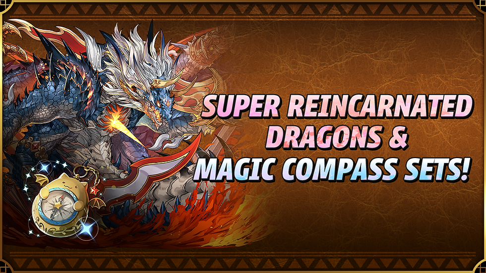 Super Reincarnated Dragons & Magic Compass Sets!