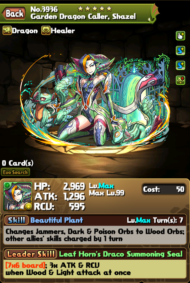 3936 - Garden Dragon Caller, Shazel