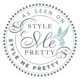 As Seen on Style Me Pretty badge