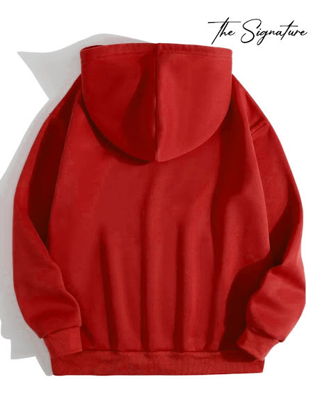 Thumbnail: PLAIN RED HOODIE
