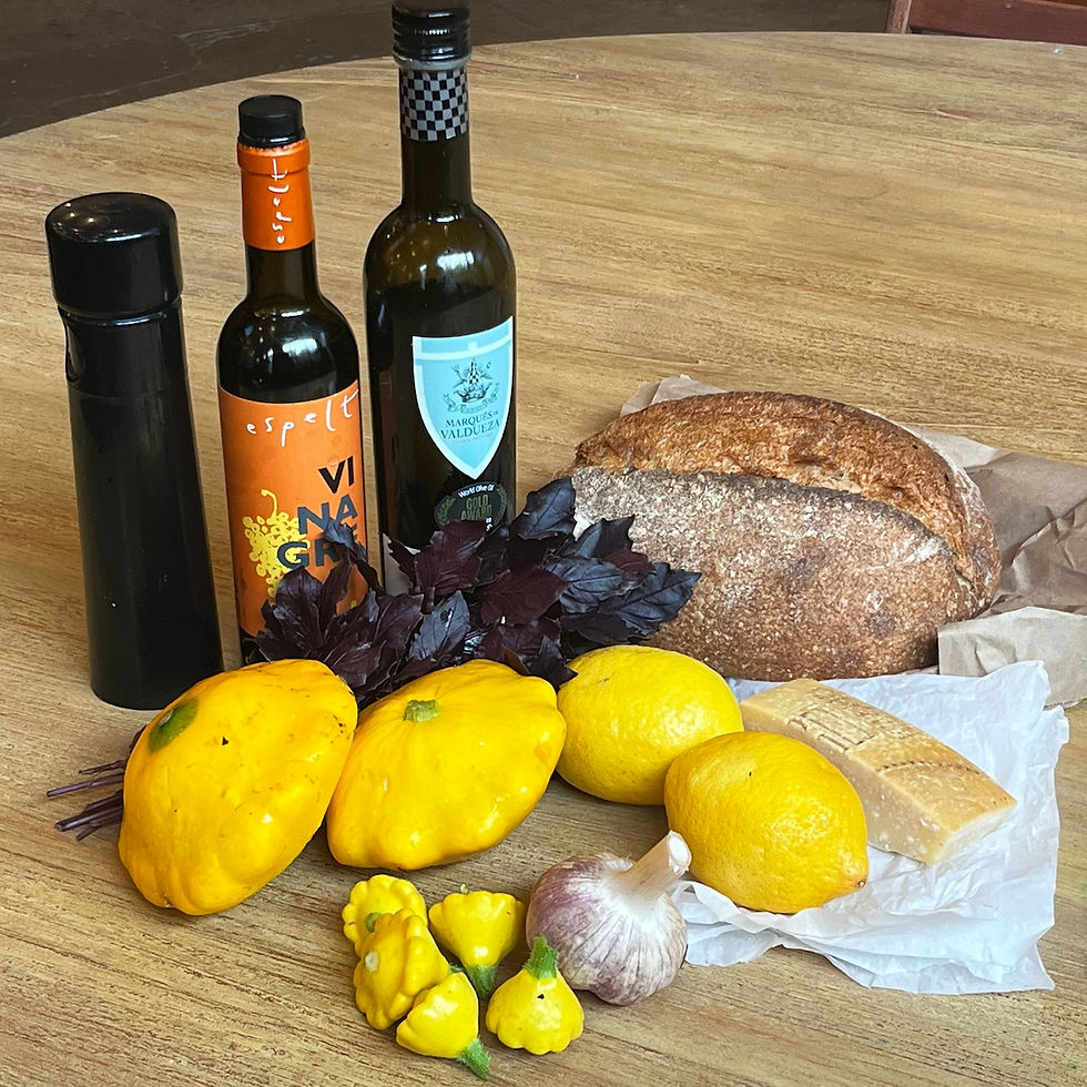 Patty Pan Squash Salad